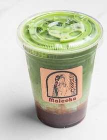 Iced matcha latte